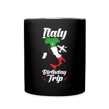 Italie Voyage d’anniversaire Italie - Mug uni - noir - Devant