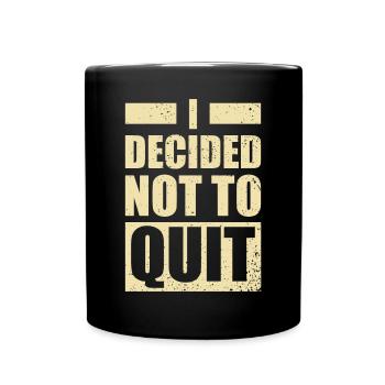 Fitness Gym Motivation - Full Colour Mug - black - Front
