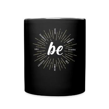 Inspiration Woman Saying Self-confidence - Full Colour Mug - black - Front