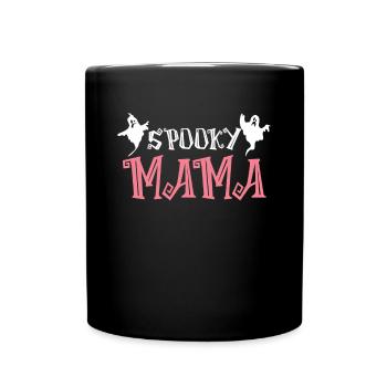 Spooky Mama Ghost Ghost Shirt - Full Colour Mug - black - Front