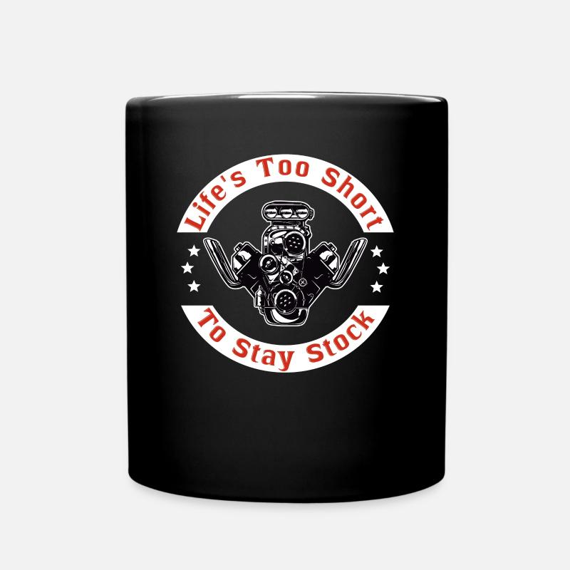 Muscel Car V8 Turbocompresseur Tuning Voiture de course - Mug uni - noir