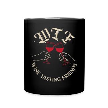 Sommelier Wine Drinking Tasting - Tasse einfarbig - Schwarz - Vorne