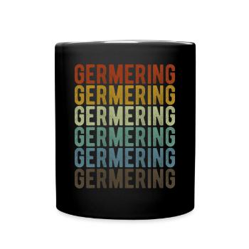 Germering City Retro Vintage - Full Colour Mug - black - Front