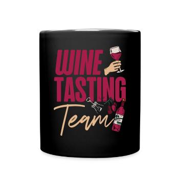 Sommelier Wine Drinking Tasting - Tasse einfarbig - Schwarz - Vorne