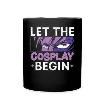 Lass das Cosplay mit dem Cosplay Cosplayer-Kostüm beginnen - Tasse einfarbig - Schwarz - Vorne