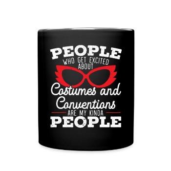 Cosplay Cosplay Stolzes Cosplayer Kostümspiel - Tasse einfarbig - Schwarz - Vorne