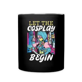 Lass das Cosplay mit dem Cosplay Cosplayer-Kostüm beginnen - Tasse einfarbig - Schwarz - Vorne