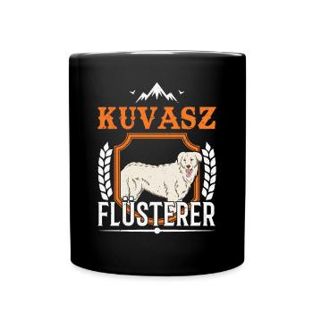 Kuvasz Flüsterer - Tasse einfarbig - Schwarz - Vorne
