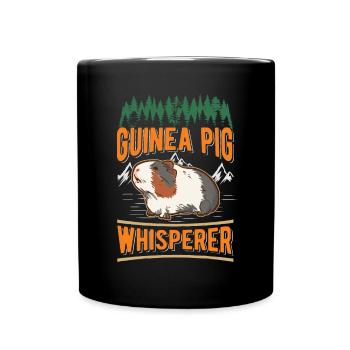 Chuchoteur de cochon d’Inde - Mug uni - noir - Devant