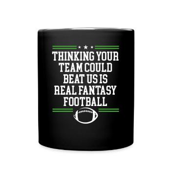 Your team could beat us - Full Colour Mug - black - Front