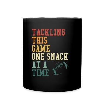 Maîtriser ce jeu une collation - Mug uni - noir - Devant