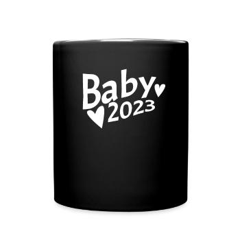 Bébé 2023 - Naissance Enceinte 2023 Grossesse - Mug uni - noir - Devant