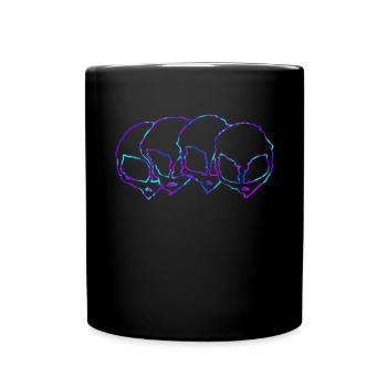 Alien Gift Extraterrestrial Ufo Area 51 Sci-fi - Full Colour Mug - black - Front