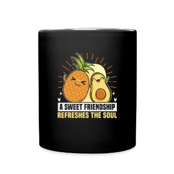 Cadeau d’amitié pour bon ami - Mug uni - noir - Devant