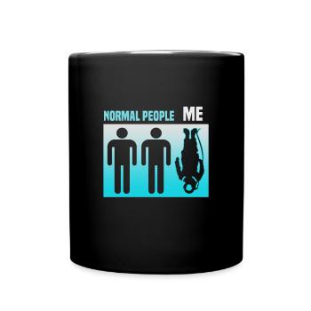 Instructeur de conception de plongée sous-marine Snorkeling - Mug uni - noir - Devant