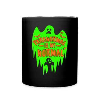 Halloween Tshirt Halloweenparty Mörder Killer Tod - Tasse einfarbig - Schwarz - Vorne