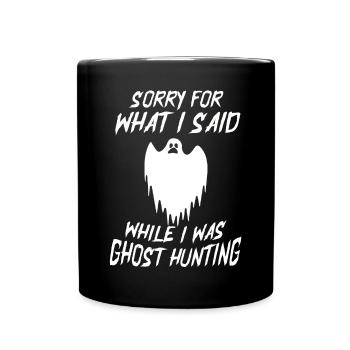 Halloween Tshirt Halloweenparty Mörder Killer Tod - Tasse einfarbig - Schwarz - Vorne