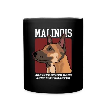 Berger belge | Malinois Dog Cadeau - Mug uni - noir - Devant