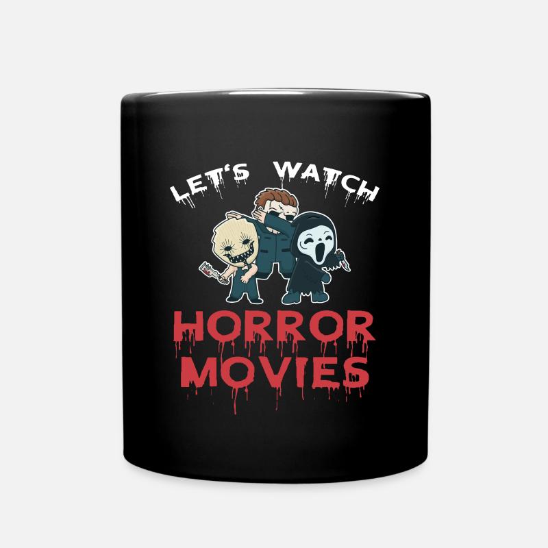 Regardons les films d’horreur Shirt Gift - Mug uni - noir