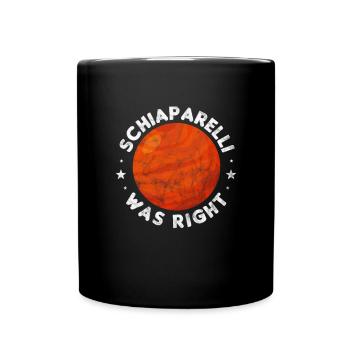 Mars - Mug uni - noir - Devant