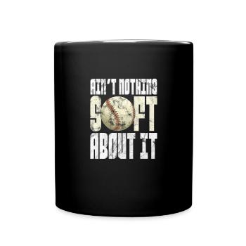 Softball - Mug uni - noir - Devant