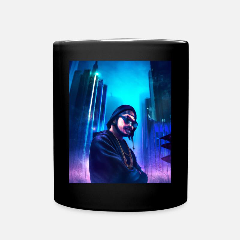 Hip Hopper Rapper - Full Colour Mug - black
