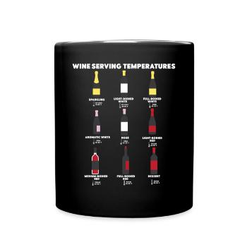 Sommelier Wine Drinking Tasting - Tasse einfarbig - Schwarz - Vorne