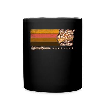 Old Balls Club Est. 1954 On its 68th birthday - Full Colour Mug - black - Front
