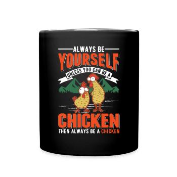 Poulet Élevage de poulet Éleveur de poulet - Mug uni - noir - Devant