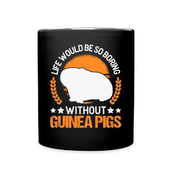 Cochon d’Inde Cadeau Cochon d’Inde - Mug uni - noir - Devant