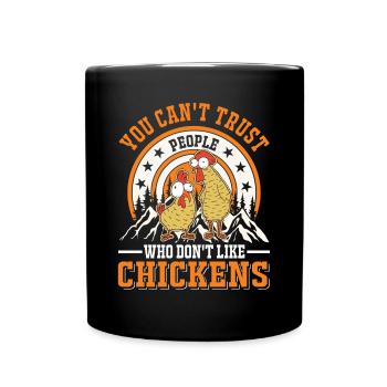 Poulet Élevage de poulet Éleveur de poulet - Mug uni - noir - Devant
