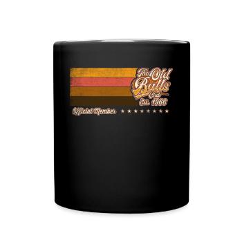 Old Balls Club Est. 1966 Zum 56. Geburtstag - Tasse einfarbig - Schwarz - Vorne
