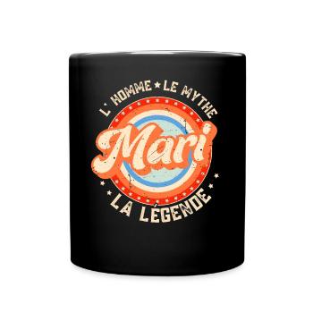 Mari L'Homme Le Mythe La Légende - Mug uni - noir - Devant