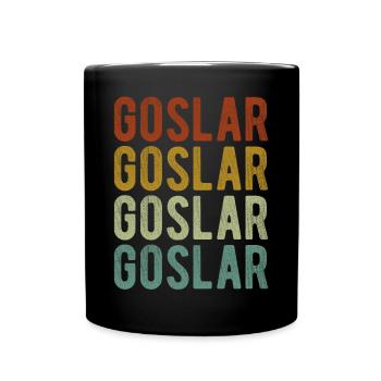 Goslar Stadt Retro Vintage - Tasse einfarbig - Schwarz - Vorne