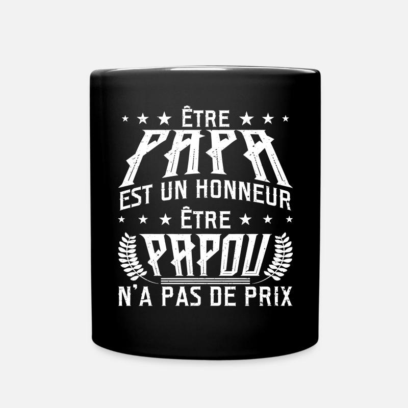 Être Papou N'a Pas De Sans Prix - Mug uni - noir