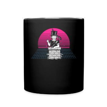Chimney Sweeper Job Fireplace Chimney Whisperer - Full Colour Mug - black - Front