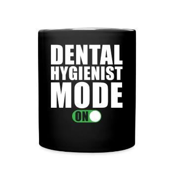 Mode hygiéniste dentaire An - Mug uni - noir - Devant