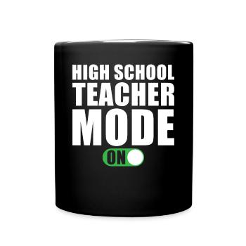 Mode Professeur gymnase à - Mug uni - noir - Devant