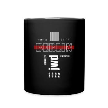 La capitale berlinoise Janz loin - Mug uni - noir - Devant