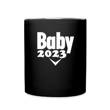 Bébé 2023 - Naissance Enceinte 2023 Grossesse - Mug uni - noir - Devant