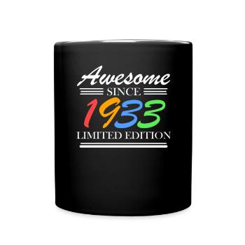 1933 - Tasse einfarbig - Schwarz - Vorne
