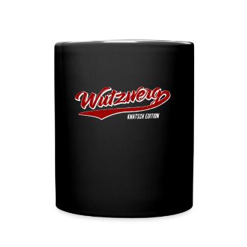 Wutzwerg Knatsch Edition Kinder Vintage Motiv - Tasse einfarbig - Schwarz - Vorne