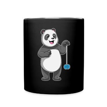 Panda avec Jojo - Mug uni - noir - Devant