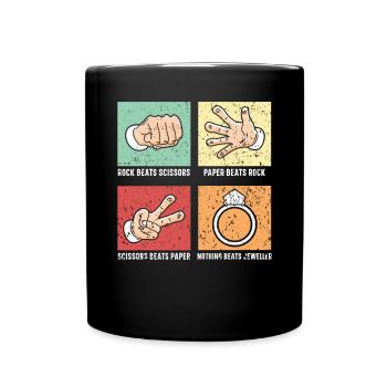 Rien ne vaut la fabrication de bijoux d’orfèvrerie - Mug uni - noir - Devant