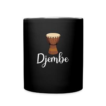 djembe drum, djembe - Full Colour Mug - black - Front