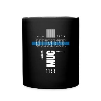 Munich Bavière Munich Bavière Capitale - Mug uni - noir - Devant