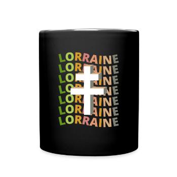 Cadeau Homme Lorrain Anniversaire Noel - Mug uni - noir - Devant