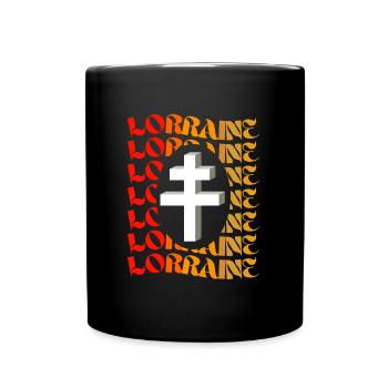 Cadeau Homme Lorrain Anniversaire Noel - Mug uni - noir - Devant