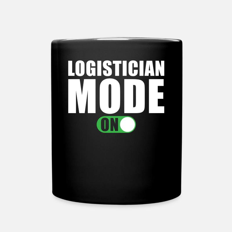 Logistiker Modus An - Tasse einfarbig - Schwarz