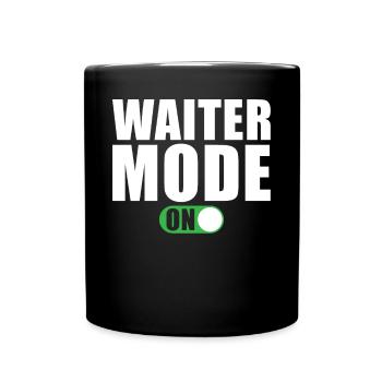 Restaurant à service serveur Mode One - Mug uni - noir - Devant